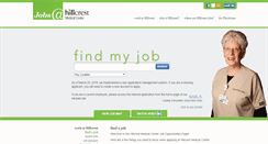 Desktop Screenshot of hillcrestmedicalcenterjobs.com